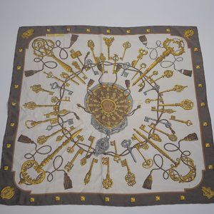 Hermes Paris Silk Keys Scarf